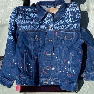 limited handmaids tale levi Jean jacket
